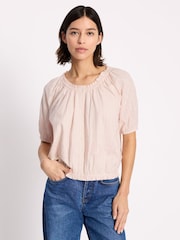 Albaray Elastic Hem Scoop Neck Top - Image 1 of 5