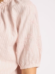 Albaray Elastic Hem Scoop Neck Top - Image 4 of 5