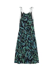 Albaray Black Painterly Palm Maxi Dress - Image 6 of 6