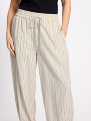 Albaray Linen Pinstripe Balloon Trousers - Εικόνα 3 του 6