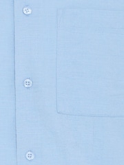 Casual Friday Blue Aaberg Long Sleeve Cotton Shirt - Image 8 of 8