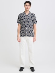 Casual Friday Blue CfLindahl Short Sleeve Resort Shirt - Image 3 of 8