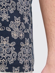 Casual Friday Blue CfLindahl Short Sleeve Resort Shirt - Image 4 of 8