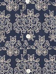 Casual Friday Blue CfLindahl Short Sleeve Resort Shirt - Image 8 of 8