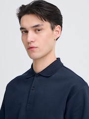 Casual Friday Blue CfSveen Short Sleeve Polo Shirt - Image 4 of 8