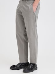 Casual Friday Grey Pepe Relaxed Tapered Leg Trousers - Image 1 of 8