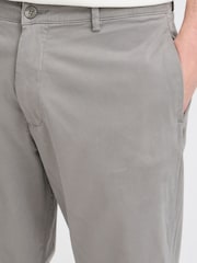 Casual Friday Grey Pepe Relaxed Tapered Leg Trousers - Image 4 of 8