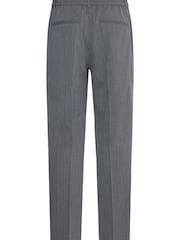 Casual Friday Grey Marc Striped Tapered Leg Trousers - Image 7 of 8
