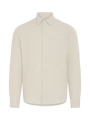 Casual Friday Natural CfAaberg Long Sleeve Structured Shirt - Image 6 of 8