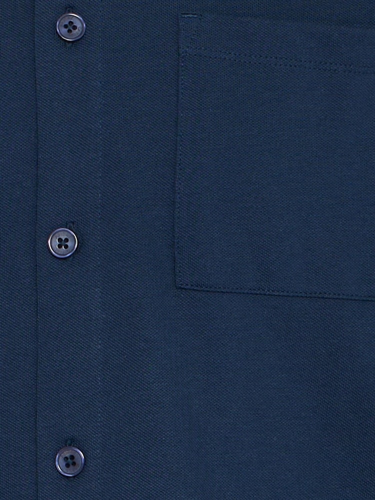 Casual Friday Blue CfEdstrom Pique Knit Shirt - Image 8 of 8