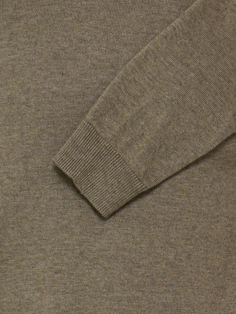 Casual Friday Brown CFBells Crew Neck Knitted Jumper - Image 8 of 8