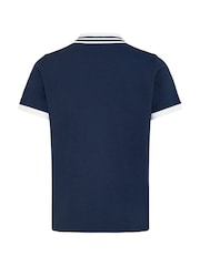 Casual Friday Blue CfEngen Short Sleeve Pique Polo Shirt - Image 7 of 8