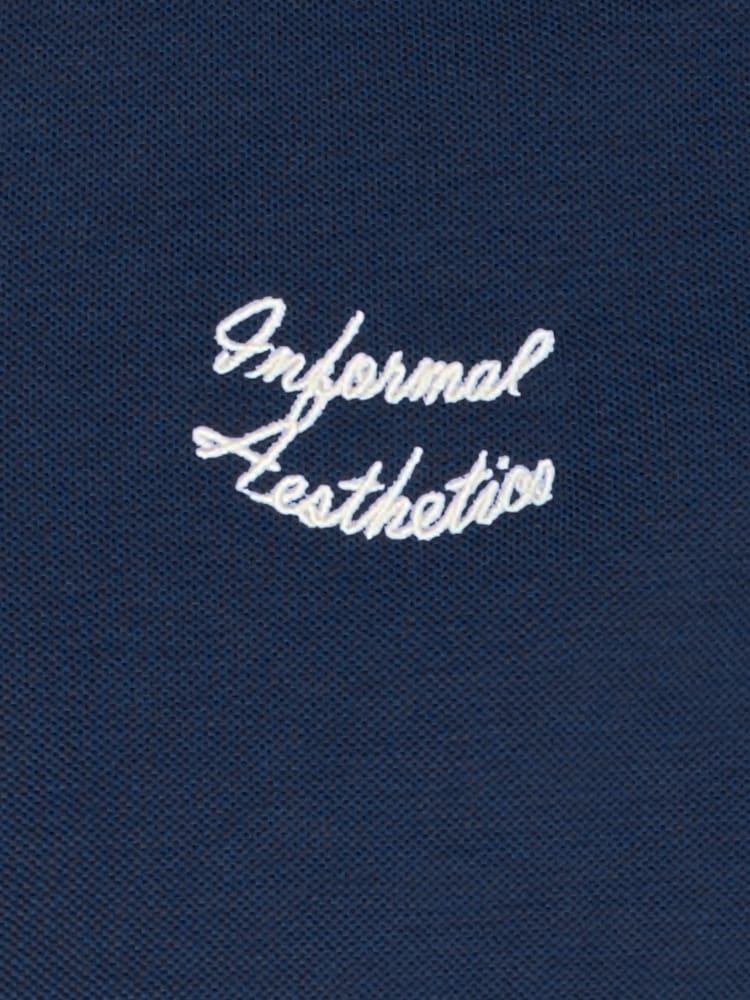 Casual Friday Blue CfEngen Short Sleeve Pique Polo Shirt - Image 8 of 8