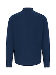 Casual Friday Blue Aaberg Long Sleeve Structured Shirt - Image 7 of 8