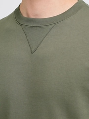 Casual Friday Green Persson Crew Neck Sweatshirt - Image 5 of 5