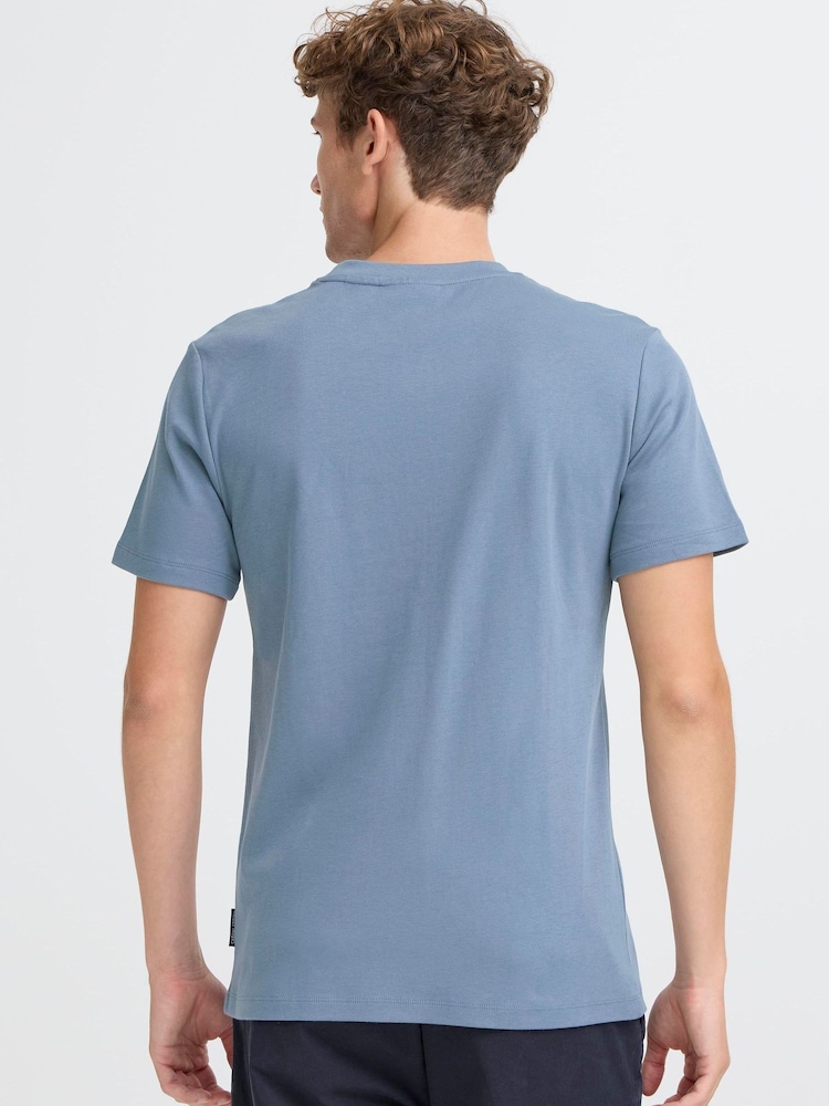 Casual Friday Blue CfNilo Crew Neck Short Sleeve T-Shirt - Image 2 of 8