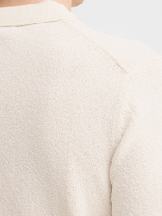 Casual Friday White Lindholm Regular Fit Resort Knit Shirt - Image 4 of 8