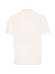 Casual Friday White Lindholm Regular Fit Resort Knit Shirt - Image 7 of 8
