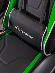 X Rocker Black  Green Agility Compact Esport Gaming Chair - Image 4 of 6