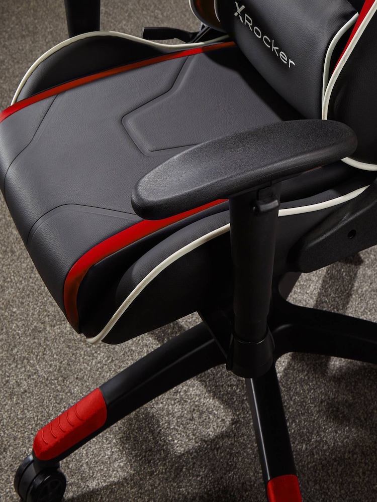 X Rocker Black  Red Agility Compact Esport Gaming Chair - Image 6 of 6