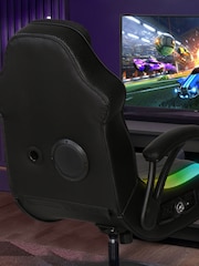 X Rocker Black Rgb Monsoon RGB 41 Stereo Audio Gaming Chair With Vibrant LED Lighting - Image 3 of 6