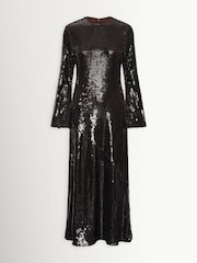 Rotate Brown Sequins Maxi Dress - Image 3 of 5