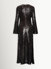 Rotate Brown Sequins Maxi Dress - Image 4 of 5