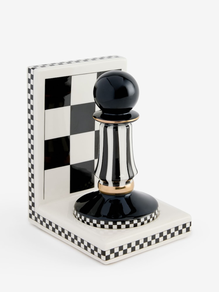 Pawn Chess Piece Ceramic Bookend - Attēls 4 no 4