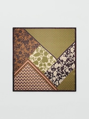 Mango Nude Printed Pattern Satin Scarf - Image 1 of 2