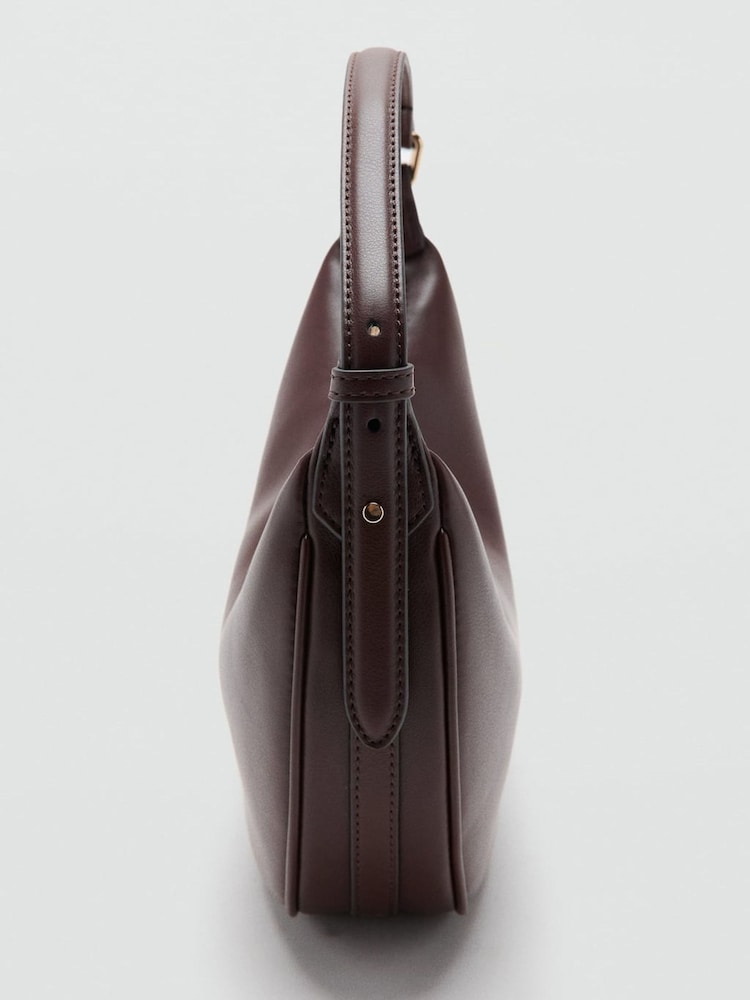 Mango Brown Shoulder Bag - Image 3 of 3 Mango Brown Shoulder Bag - Image 3 of 3