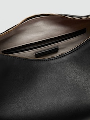Mango Black Zip Shoulder Bag - Image 3 of 4