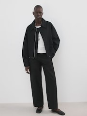 Mango Black Straight Leg Trousers - Image 2 of 6