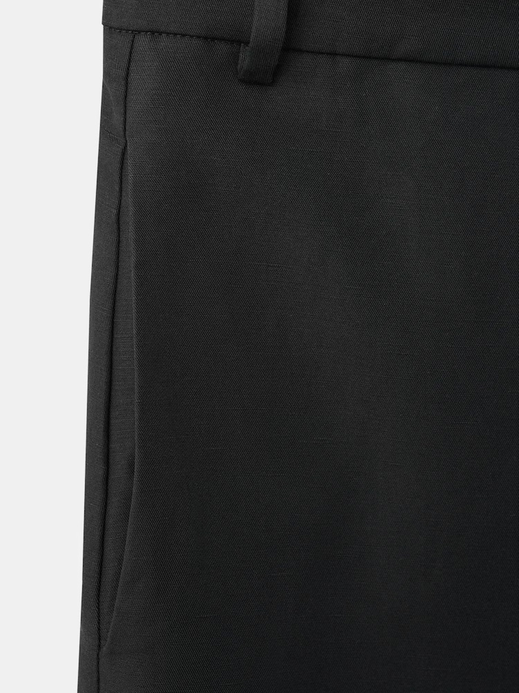 Mango Black Straight Leg Trousers - Image 1 of 2