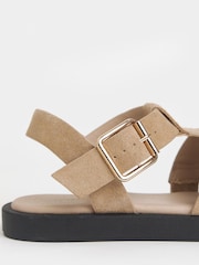 JD Williams Cream Fisherman Comfort Sandals - Image 4 of 4