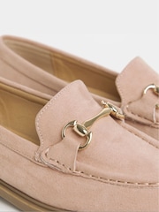 JD Williams Pink Snaffle Detail Loafers - Image 4 of 4
