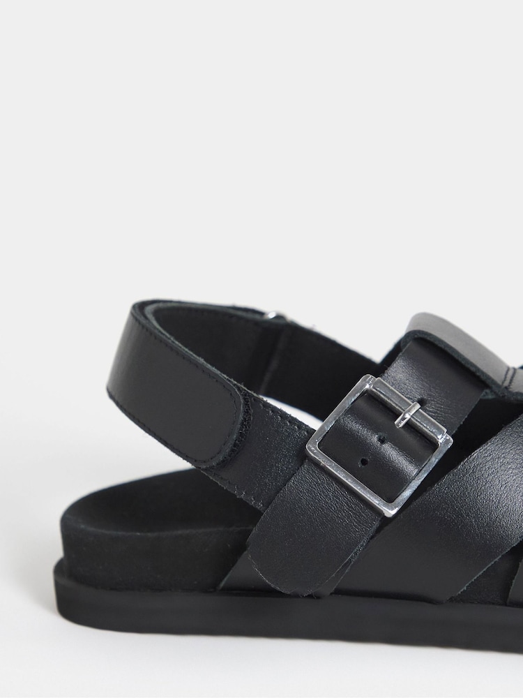 Zwart - JD Williams Fisherman Slingback Sandals - Afbeelding 4 van 4 Zwart - JD Williams Fisherman Slingback Sandals - Afbeelding 4 van 4