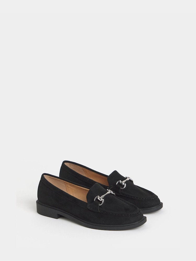 JD Williams Black Snaffle Detail Loafers - Image 2 of 4 JD Williams Black Snaffle Detail Loafers - Image 2 of 4