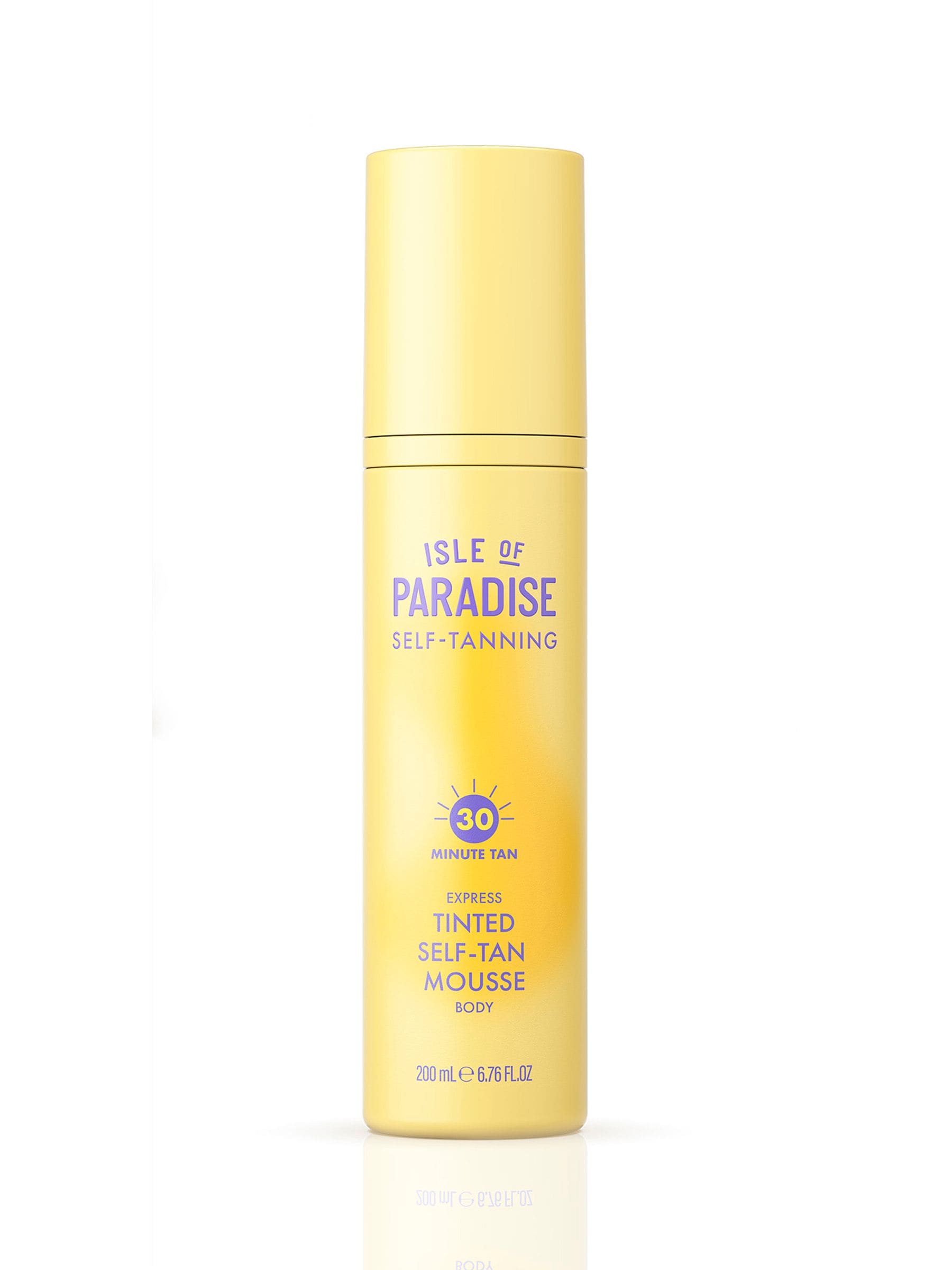 Isle of Paradise Express Self-Tanning Mousse 200ml | From Light Sunless Glow to Full Bronze, Hydrating Tanner, Streak-Free Application, Fast-Drying, Even Skin Tone, Rapid Results - Image 6