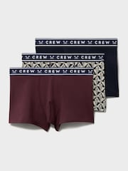 Crew Clothing Lobster Print Boxer Briefs 3 Pack - Imagen 1 de 2