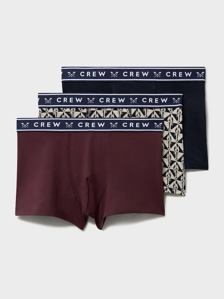 Crew Clothing Lobster Print Boxer Briefs 3 Pack - Imagen 1 de 2