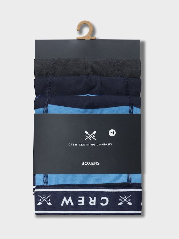 Pack de 3 boxers de punto de Crew Clothing - Imagen 2 de 2