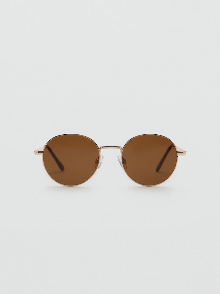 Mango Gold Frame Sunglasses - Image 2 of 3