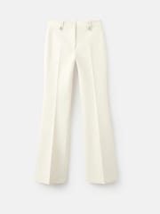 Mango White Flared Trousers - Image 5 of 5
