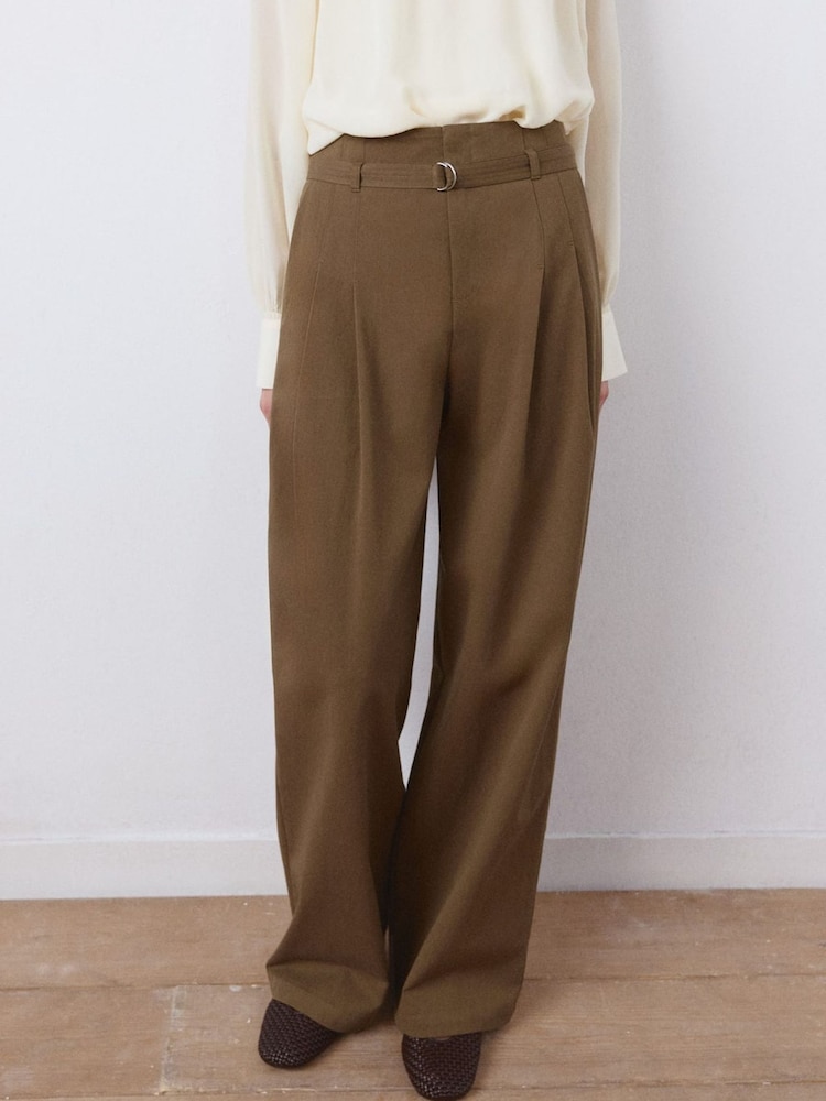 Mango Nude Balloon Trousers - Image 1 of 5
