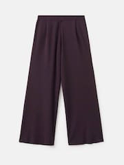 Mango Red Knitted Wide Leg Trousers - Image 5 of 5