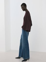 Mango Brown Fine Knit Blouse - Image 2 of 5