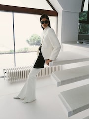 Mango White Button Up Jacket - Image 2 of 5