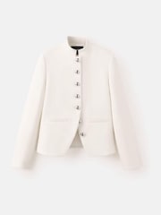 Mango White Button Up Jacket - Image 5 of 5
