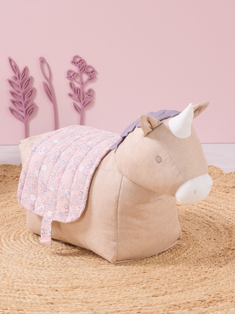 Tutti Bambini Tiny Tales Ride-On Uma Unicorn Beanbag - Image 2 of 5
