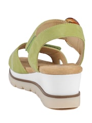 Pavers Lime Comfortable Wedge Heel Sandals - Image 5 of 5